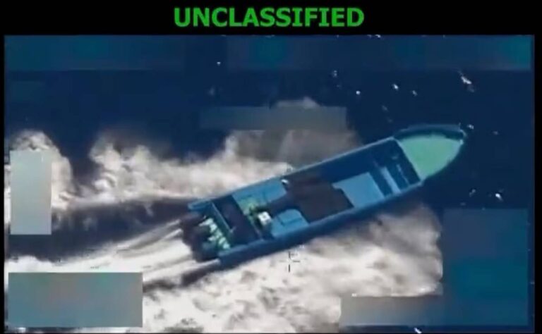 Estados Unidos ataca otro barco en aguas internacionales; suman 9 casos