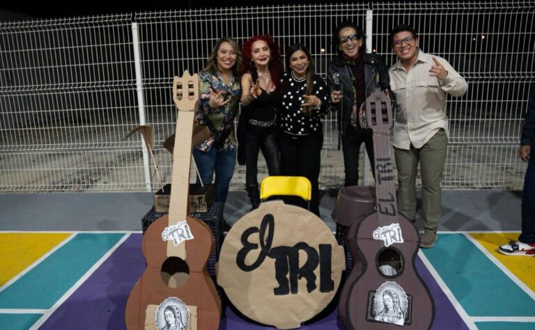 Alex Lora convive con niñas, niños y adolescentes de Casa Otoch en una jornada de música y alegría