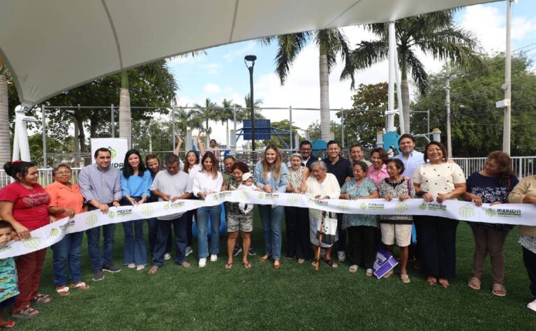 Cerramos el año con más y mejores parques para las familias de Mérida; Cecilia Patrón.