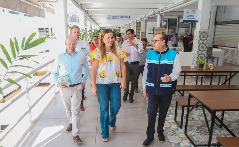 Destaca Cecilia Patrón la inversión en los mercados del centro de Mérida
