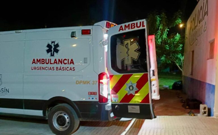 Policía de Kanasín atiende a mujer en labor de parto; bebé nace sin signos vitales