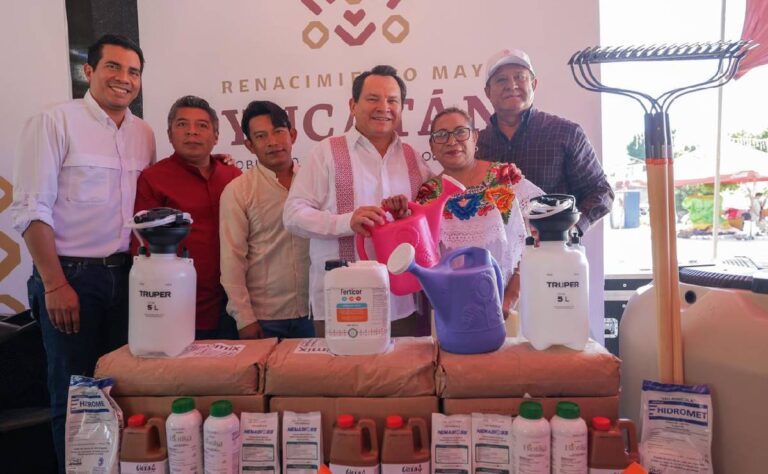 Programa de Huertos de Traspatio llega a comisarías de Mérida