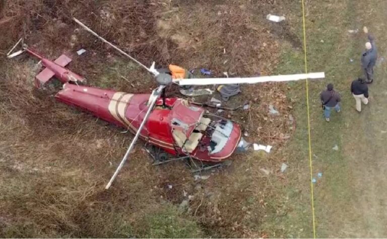VIDEO_ Choque de 2 helicópteros deja un muerto y un herido en Nueva Jersey