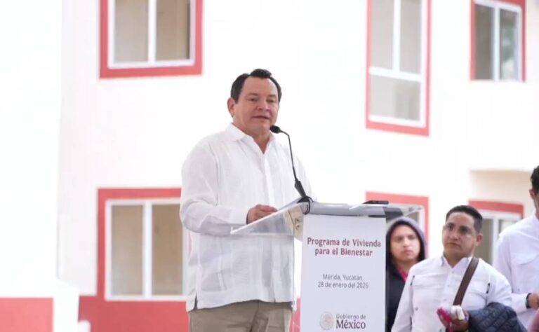 Entregan en Mérida las primeras 64 Viviendas para el Bienestar