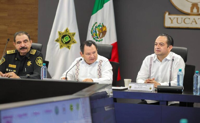 Gobernador Joaquín Díaz Mena llama a redoblar esfuerzos de seguridad en Yucatán