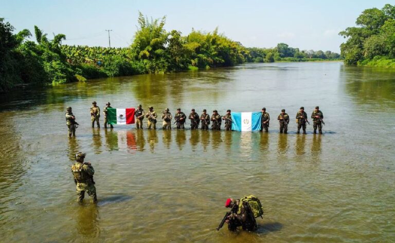 Refuerzan seguridad en el sur_ Despliegan operativos en la frontera Chiapas-Guatemala para frenar incursiones criminales
