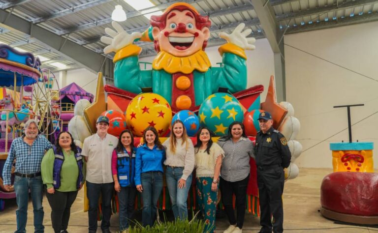 Cecilia Patrón supervisa instalaciones de Ciudad Carnaval para una fiesta inclusiva y segura