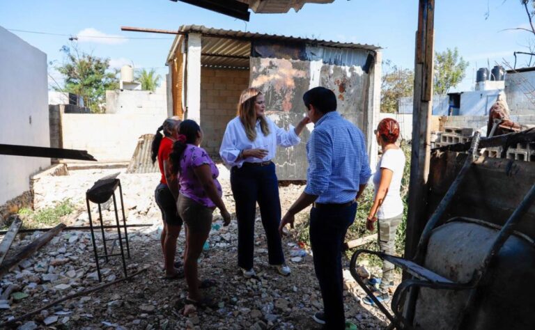 Ayuntamiento de Mérida brindará apoyo integral a familias afectadas por incendio en San Luis Sur Dzununcán