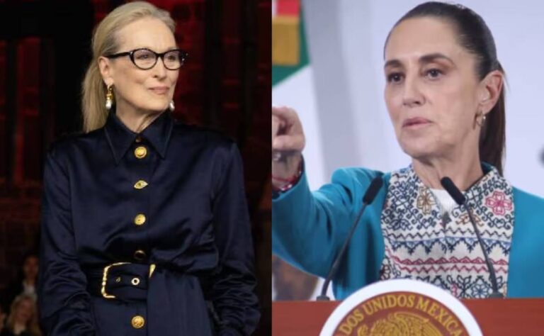 ‘La mejor actriz del mundo’_ Claudia Sheinbaum agradece los elogios de Meryl Streep